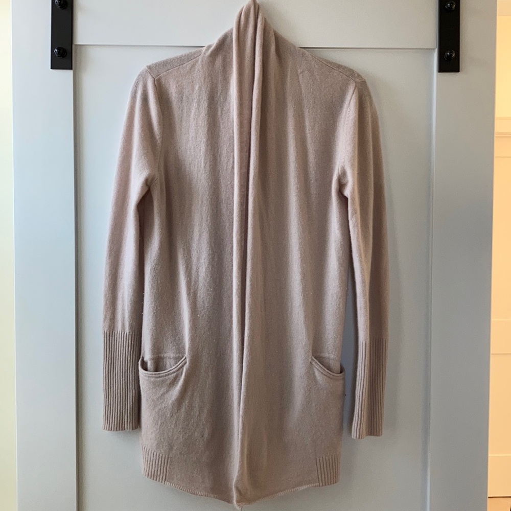Oatmeal Cashmere Cardigan